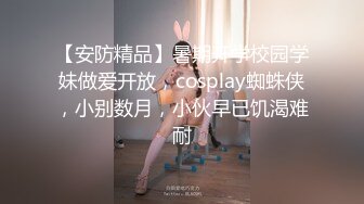 【安防精品】暑期开学校园学妹做爱开放，cosplay蜘蛛侠，小别数月，小伙早已饥渴难耐