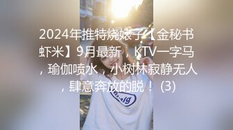 2024年推特烧婊子【金秘书虾米】9月最新，KTV一字马，瑜伽喷水，小树林寂静无人，肆意奔放的脱！ (3)